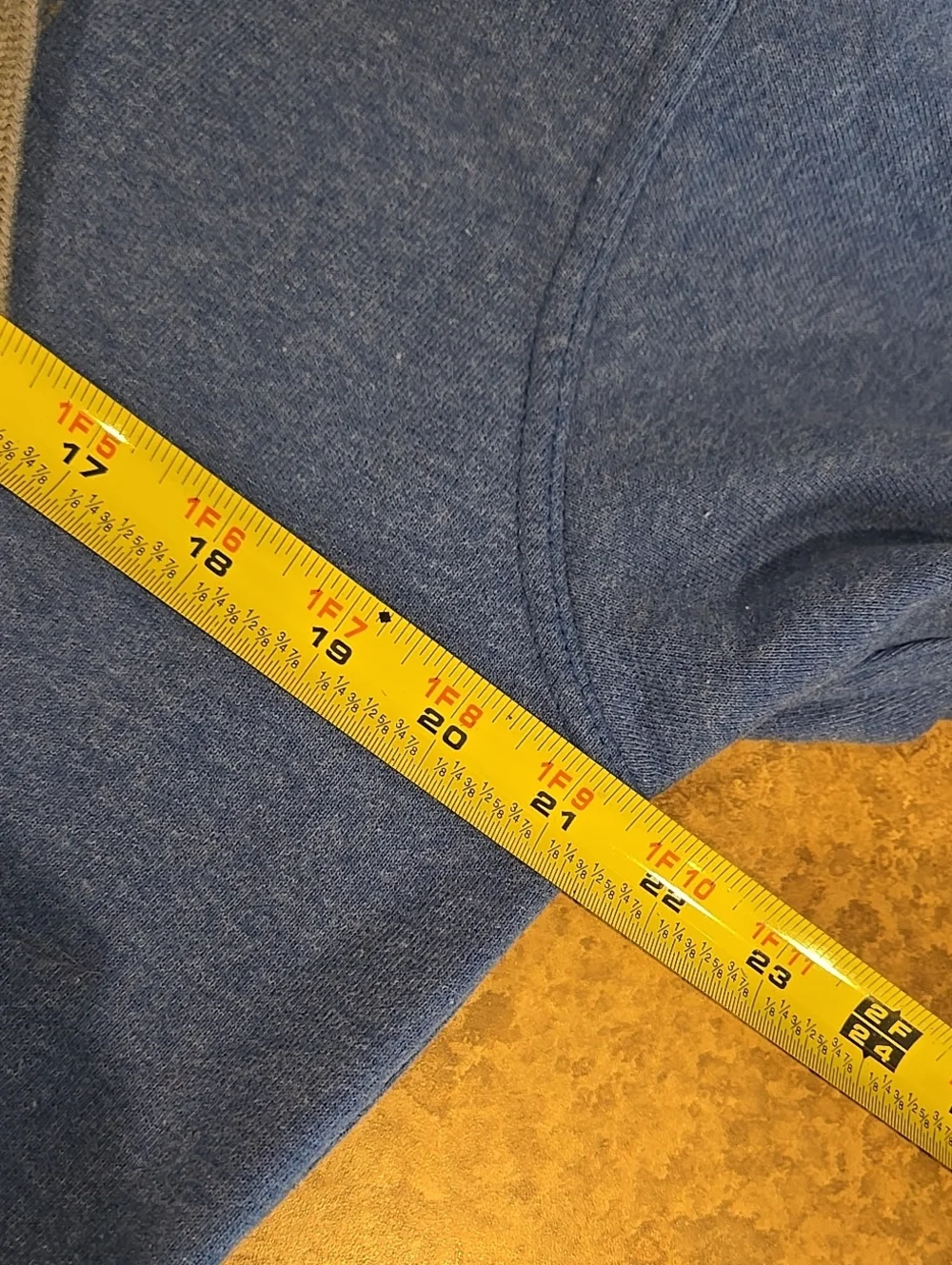 The North Face MED. Mens Unisex Blue Pullover Hoodie Half Done Graphic Top